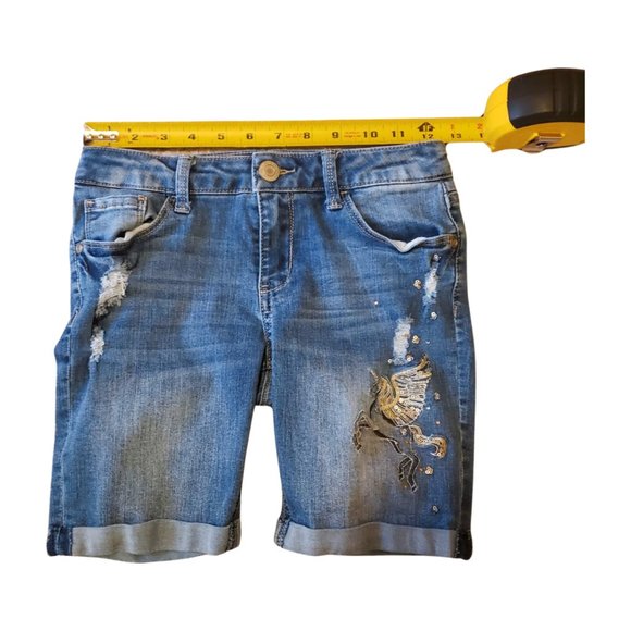 SO Cuffed Denim Shorts - Picture 2 of 9